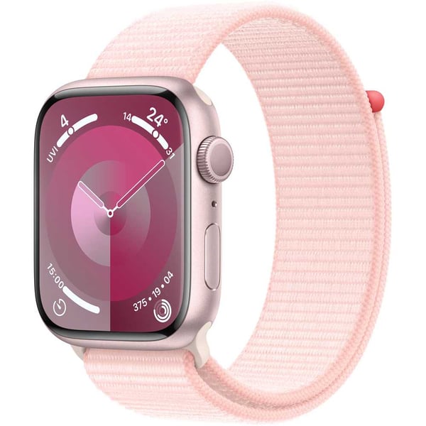 Buy Apple Watch Series 9 GPS 41mm Pink Aluminum Case with Light
