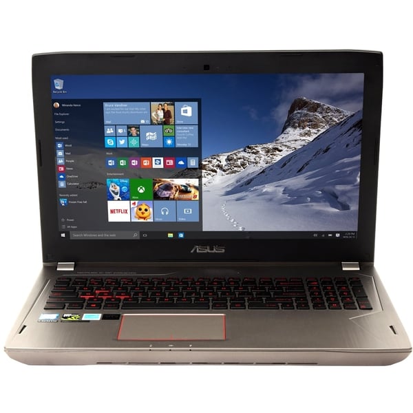 Asus ROG Strix GL502VS-FI144T Gaming Laptop - Core i7 2.8GHz 24GB 1TB+512GB 8GB Win10 15.6inch UHD Titanium Gold