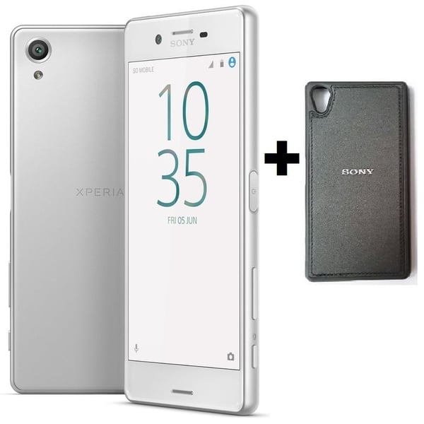 Sony Xperia X 4G Dual Sim Smartphone 64GB White + Premium Case