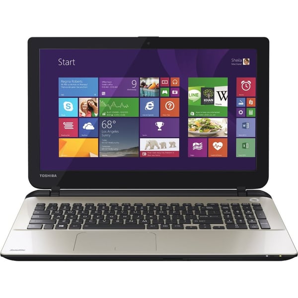 Toshiba Satellite C55 Laptop - Core i7 2.5GHz 4GB 1TB 2GB Win10 15.6inch HD Gold