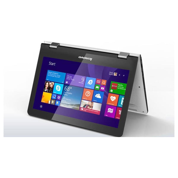 Lenovo Yoga 300-11IBR Laptop - Celeron 1.6GHz 4GB 500GB Shared Win10 11.6inch HD White