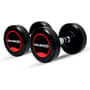 Sparnod Fitness Round Rubber Coated Dumbbells 7.5KG Each X 2 Metal Handle For Strength Training And Body Workout