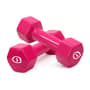 Sparnod Fitness Anti-slip And Anti-roll Hex Vinyl Dumbbells 1Kg Each X 2 For Workout, Exercise & Fitness