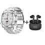 Xcell Watch Elite 6 Smartwatch 1.52″ HD Screen Silver + Supermoon Earbuds