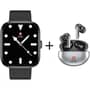 Swiss Military WCH-ALPS4-BLKFBLKSS Smartwatch Black + VICTOR 3 ANC TWLS Earbuds