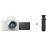 Sony ZV-E10 II 4K / 24.2MP APS-C Mirrorless Vlog Digital Camera with 16-50mm OSS Lens / GP-VPT3 Grip Kit - White – ILCEZVE10M2K/W