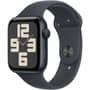 Apple Watch SE (2024) GPS 44mm Midnight Aluminum Case with Midnight Sport Band - M/L