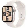 Apple Watch SE (2024) GPS 44mm Starlight Aluminum Case with Starlight Sport Band - M/L
