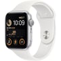 Apple Watch SE GPS 40mm Silver Aluminum Case with White Sport Band - Regular