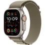 Apple Watch Ultra 2 GPS + Cellular 49mm Titanium Case with Olive Alpine Loop S – Middle East Version