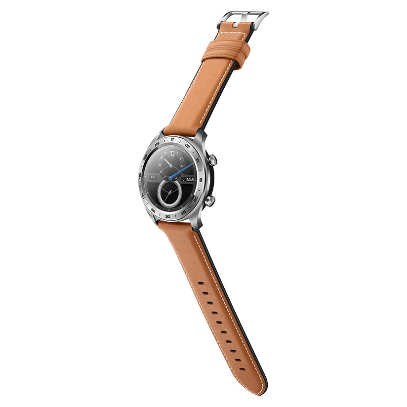 Buy Honor TLS-B19 Smart Watch – Silver/Brown Online in UAE