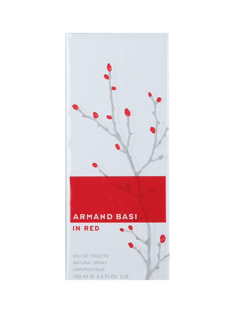 Armand Basi In Red Eau De Toilette 100ml For Women price in