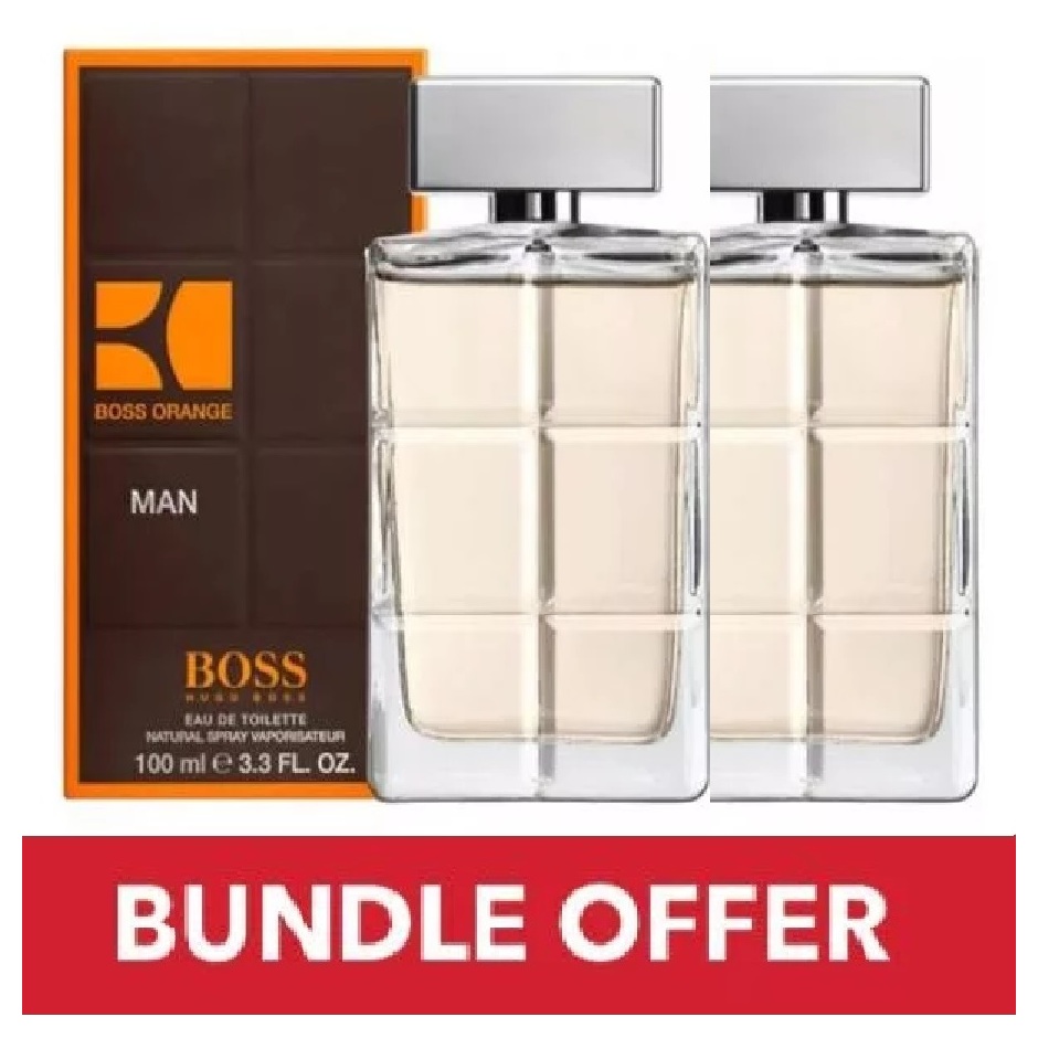 Hugo Boss Orange Eau De Toilette For Men 100ml Pack of 2 Bundle Offer price in Bahrain Buy Hugo Boss Orange Eau De Toilette For Men 100ml Pack of 2