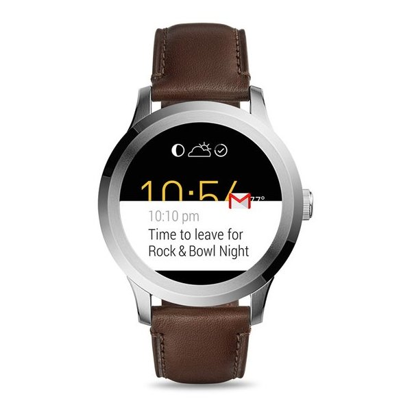 Buy Fossil Q Founder Gen2 Dark Brown Leather Men Smartwatch Online