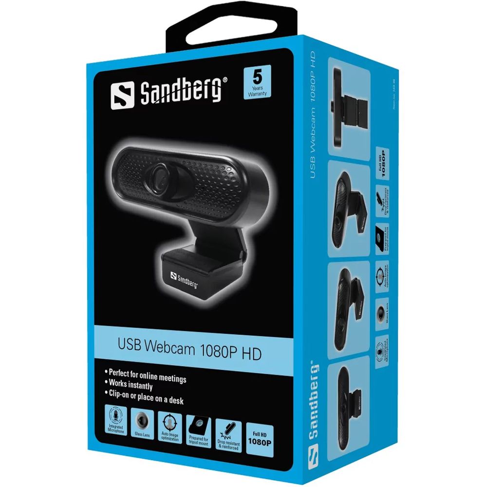 Sandberg 1080p discount hd usb webcam