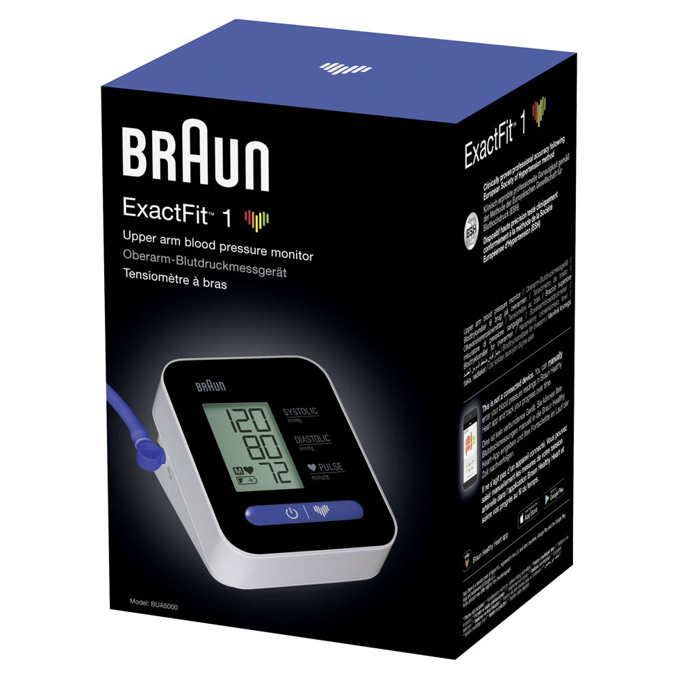 Braun ExactFit™ 1 - an easy-to-use upper arm blood pressure