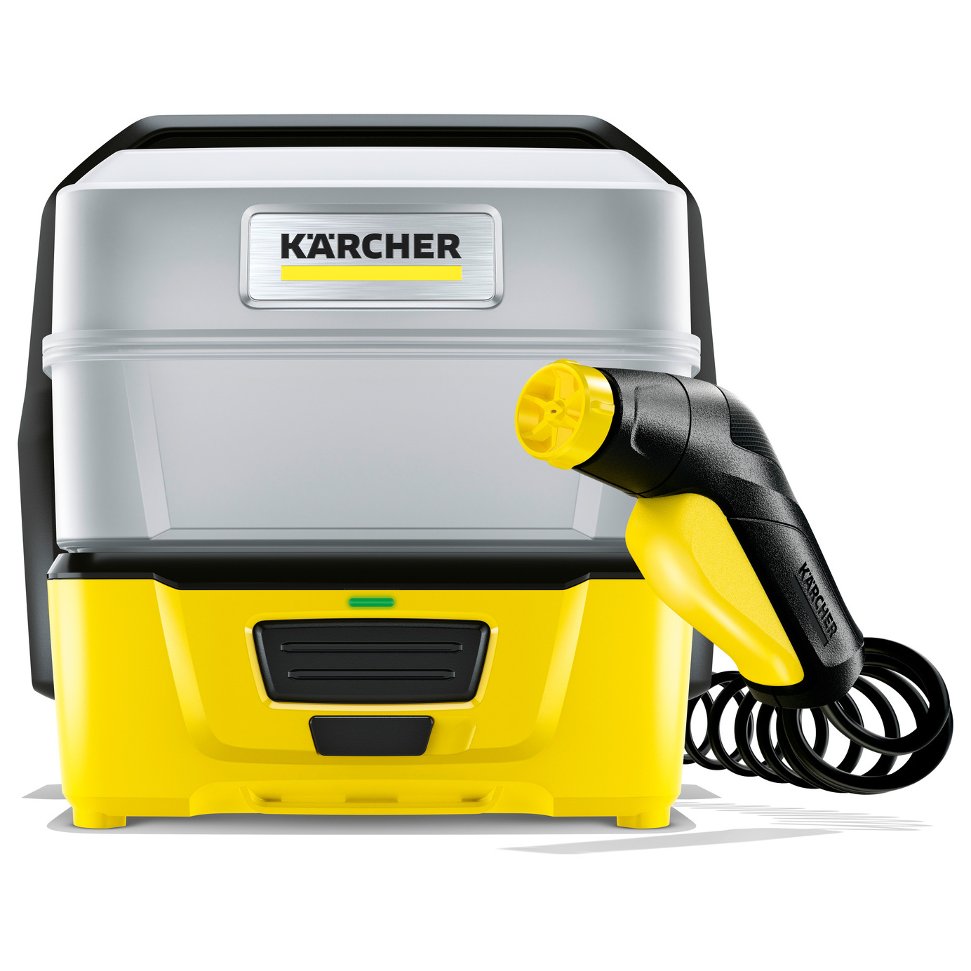 How do I charge my Kärcher OC 3 Mobile Outdoor Cleaner?