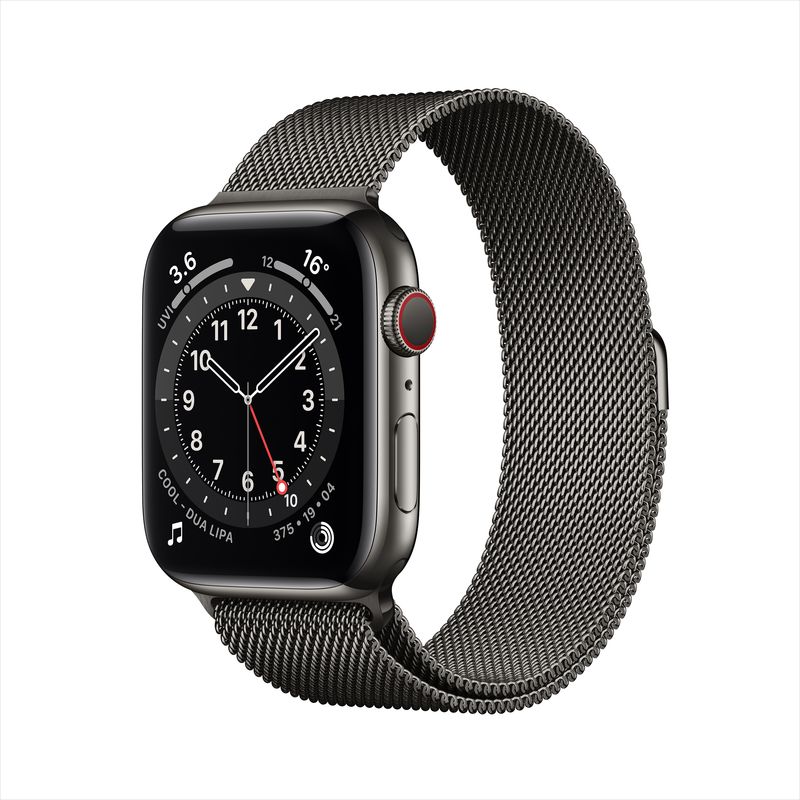 Buy Apple Watch Series 6 GPS+Cellular 44mm Graphite Stainless ...