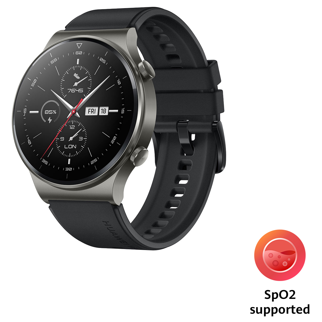 Buy Huawei Watch GT2 Pro Vidar Black Online in UAE Sharaf DG