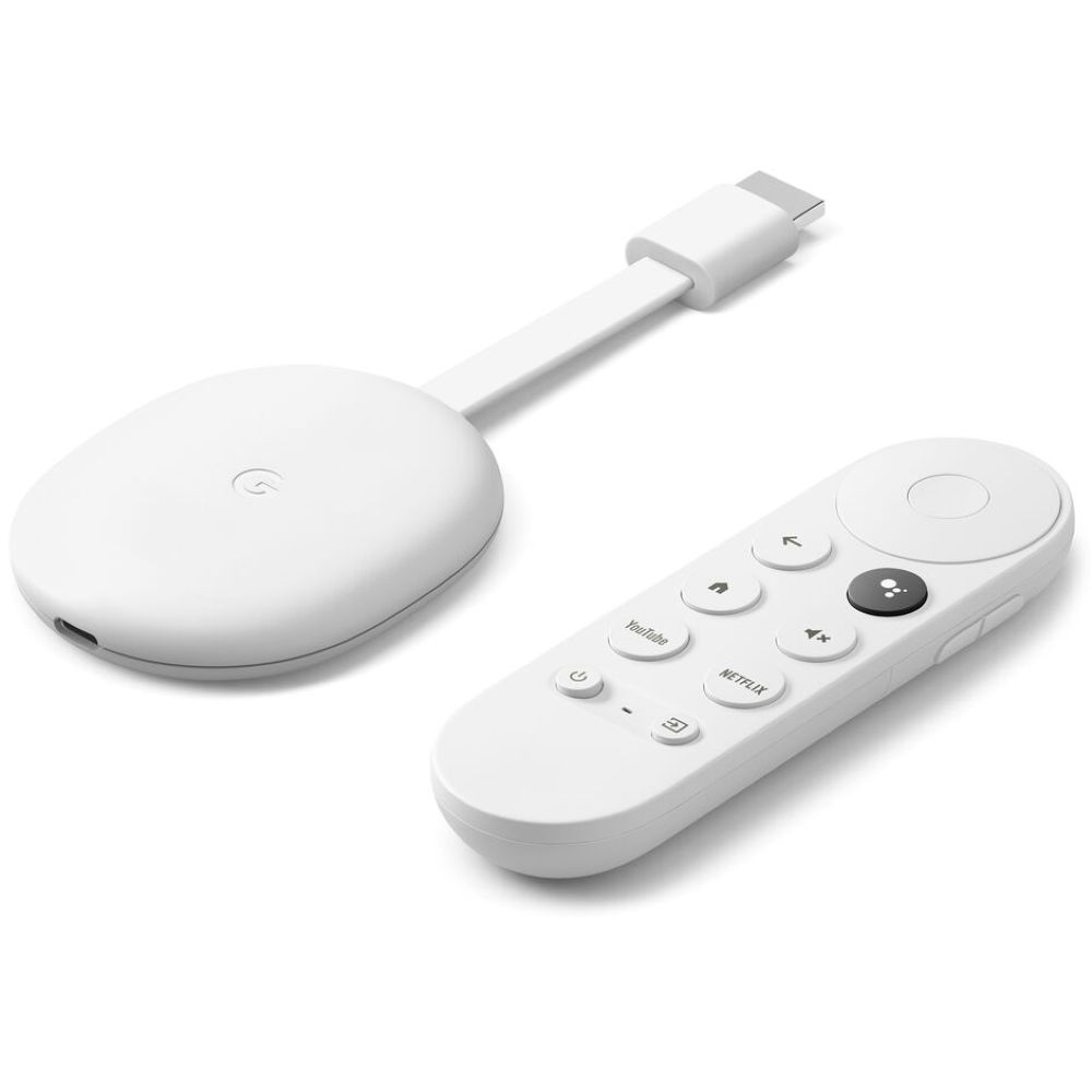 Buy Google Chromecast with Google TV 4K HDR – Snow (International Version)  Online in UAE