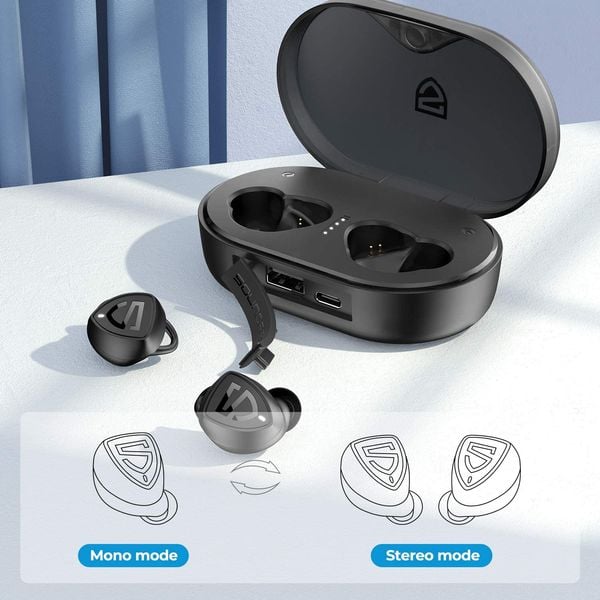 Buy Soundpeats TRUESHIFT2 Wireless In Ear Earbuds Black Online in