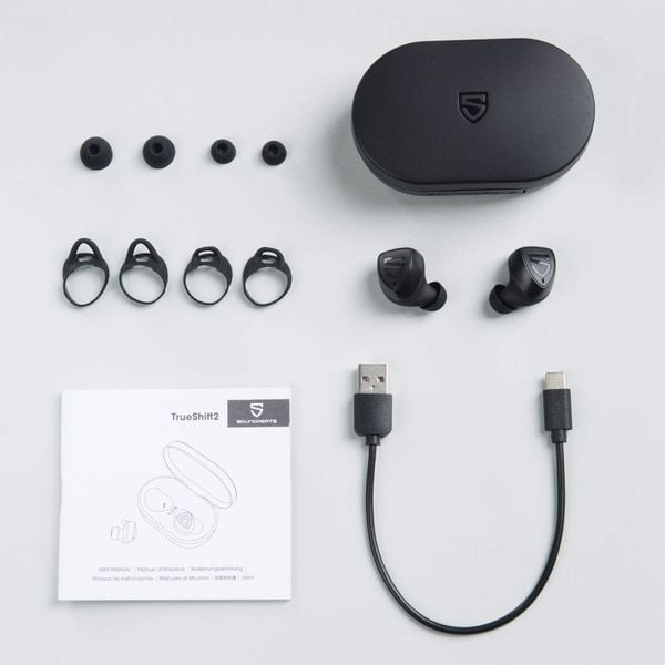 Buy Soundpeats TRUESHIFT2 Wireless In Ear Earbuds Black Online in