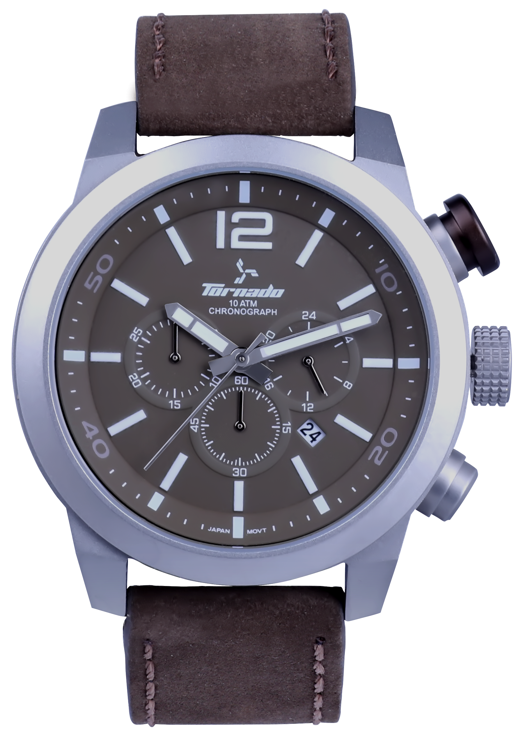 Buy TORNADO Men s Chronograph Brown Dial Watch T3151 SLHH Online in UAE Sharaf DG