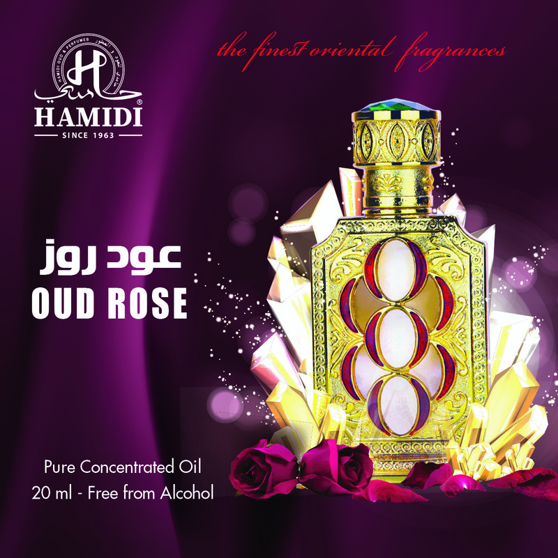 Hamidi Oud Rose Perfume Oil – ShoppingWithNina