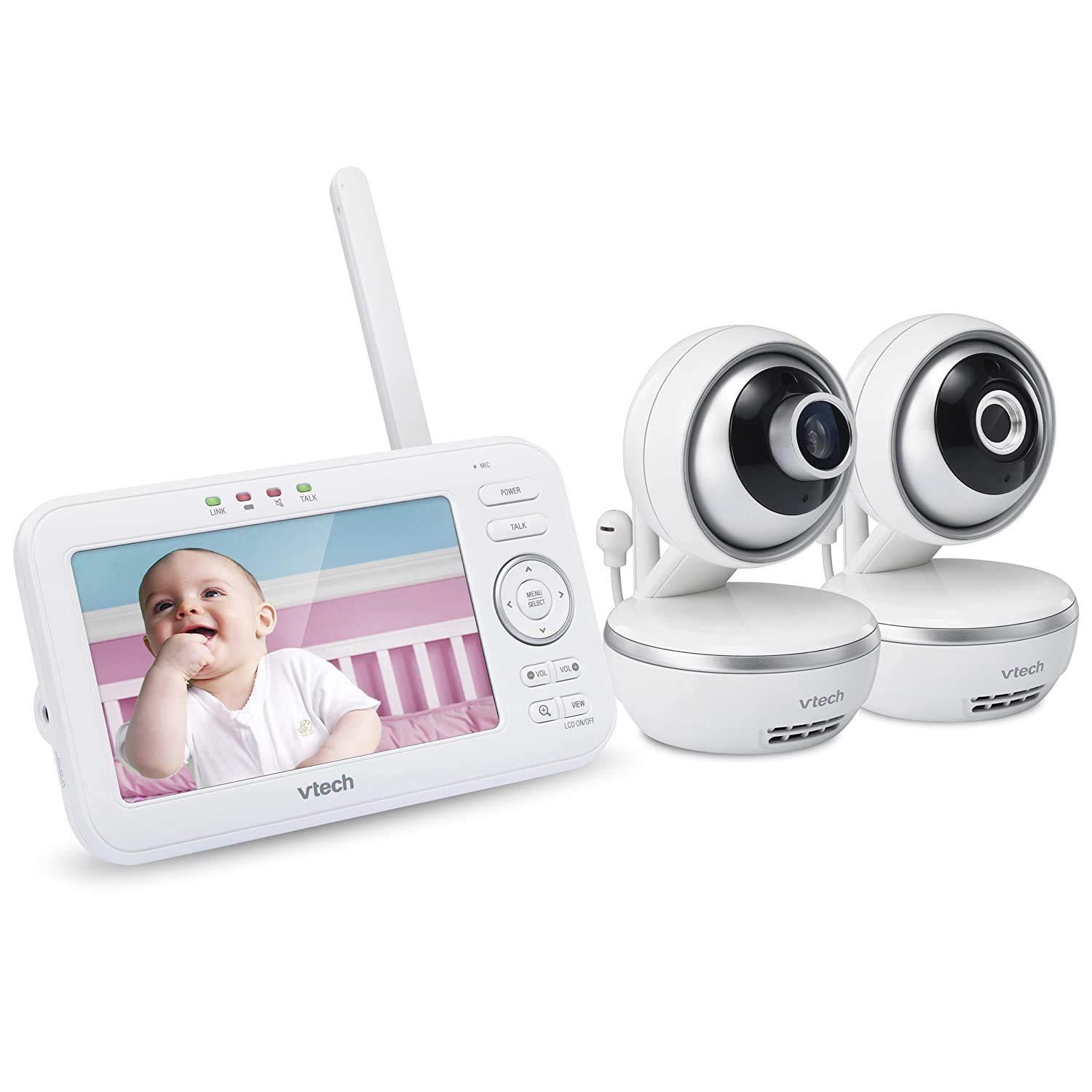 Vtech video baby monitor with hot sale 2 cameras