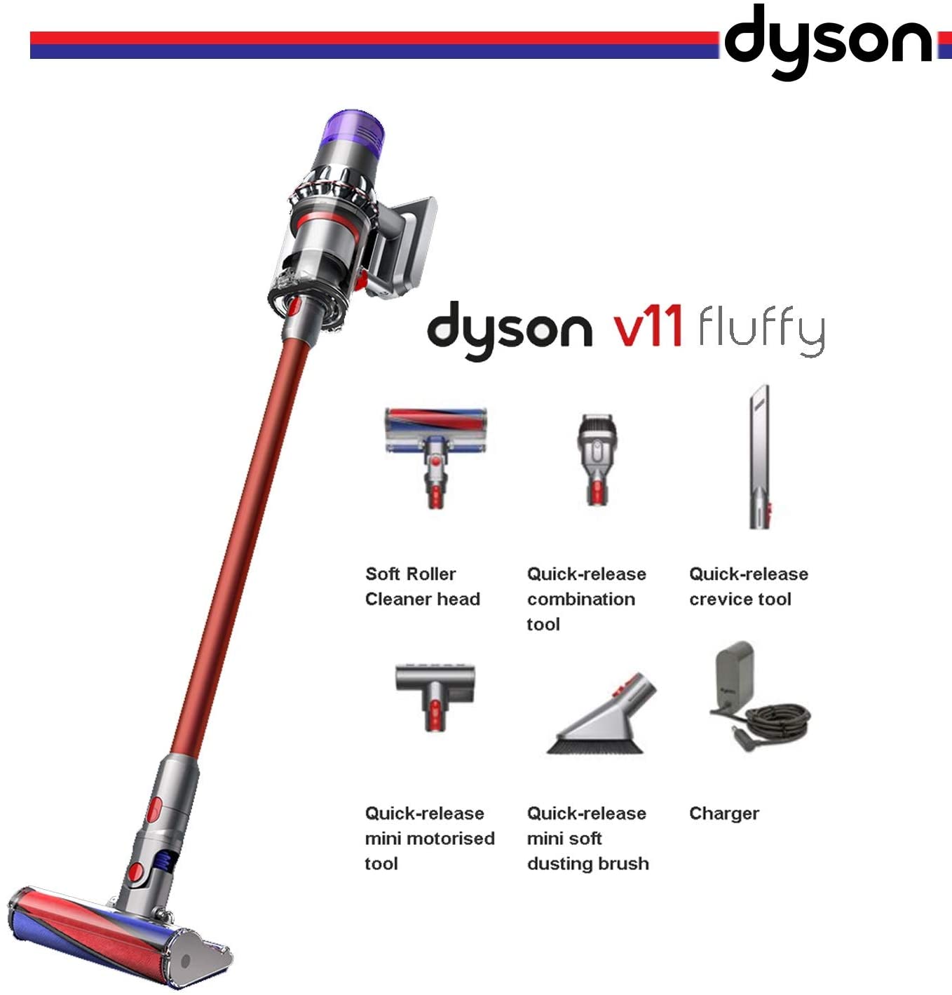 Buy Dyson V11 Fluffy Cordless Vacuum Cleaner Online in UAE | Sharaf DG