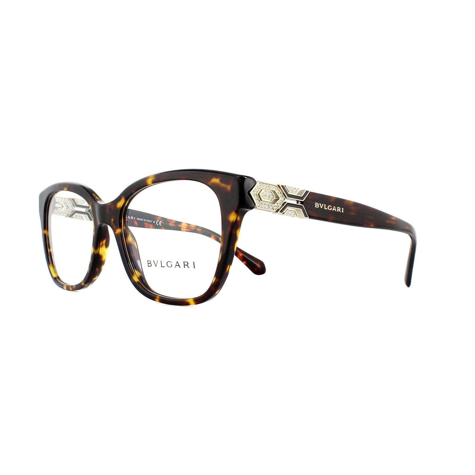 Buy Bvlgari BV 4172 B 504 54mm Dark Havana Cat Eye Full Rim