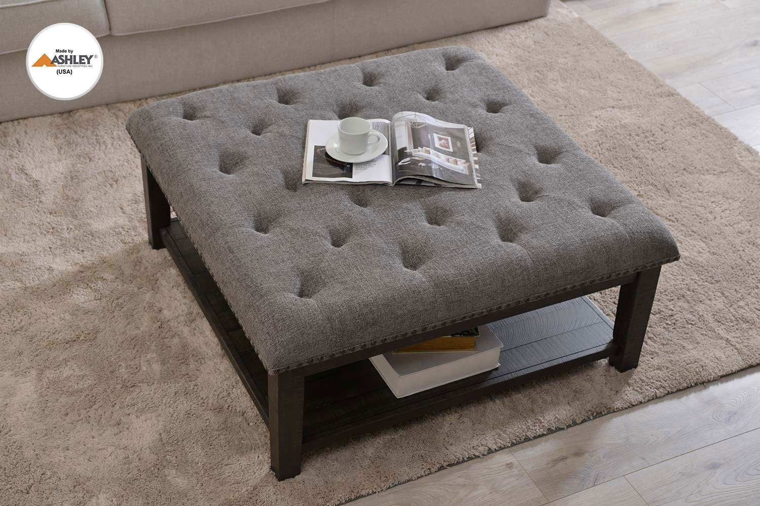 Borlofield coffee outlet table ottoman