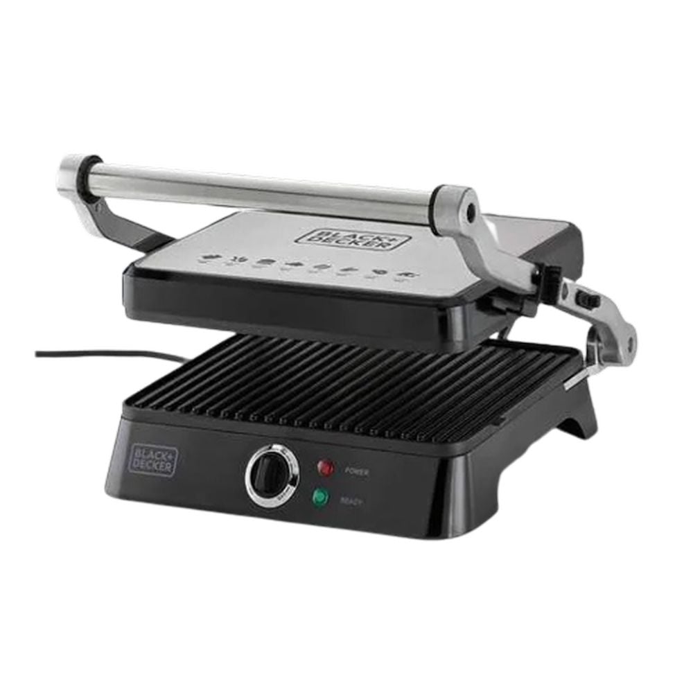 Black & Decker Contact Grill, 1750W, GM1750-B5, Black - UPC: 5035048331422