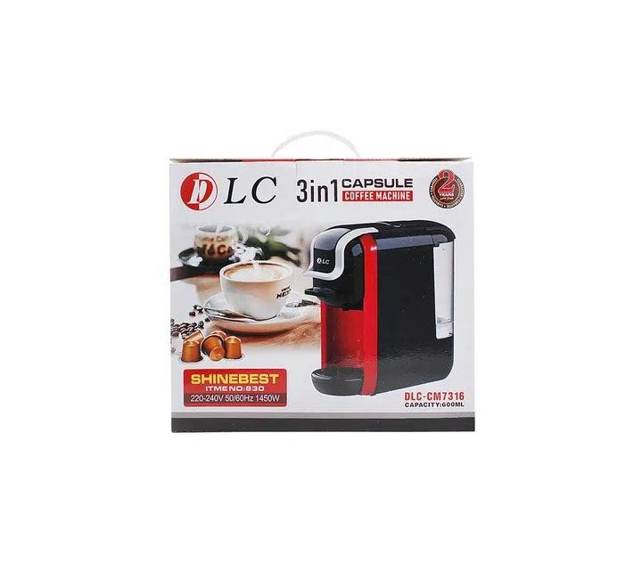 DLC 3 in 1 Coffee Machine 1450W 600ml