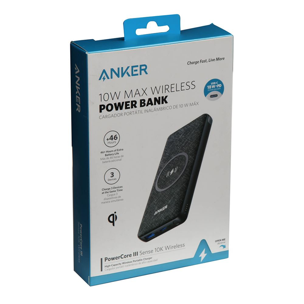 Powerbank Anker 533 Inalámbrico de 10000 mAh