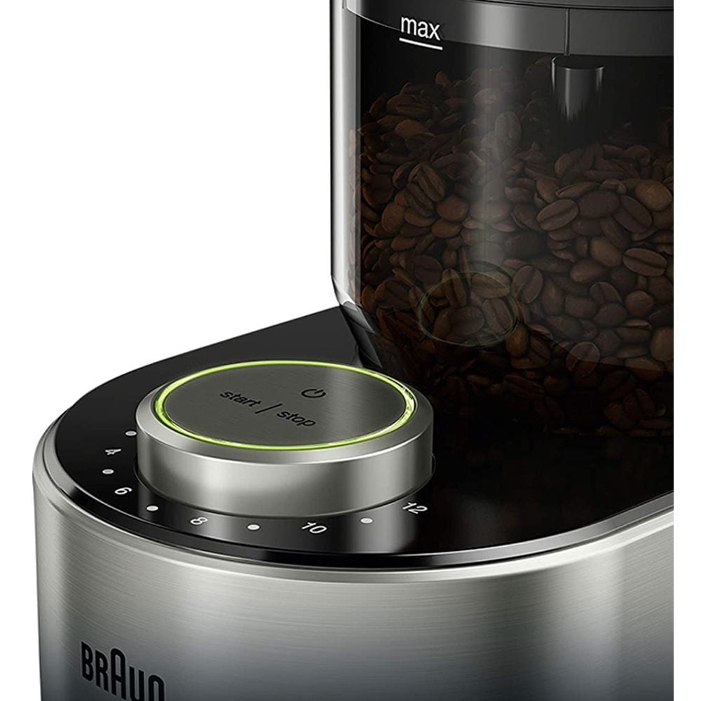 Braun Burr Coffee Grinder, Stainless Steel, Model KG 7070