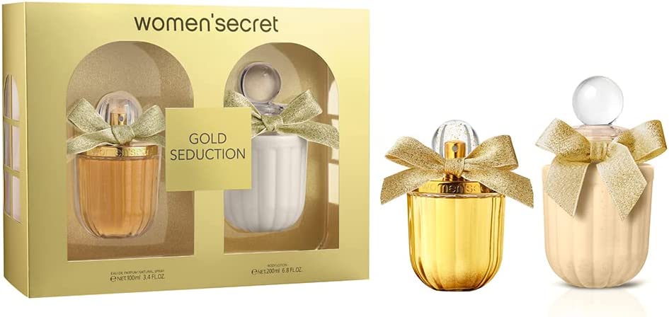 Kit Gold Seduction Women'secret Eau de Parfum 100ml + Body Lotion 200ml -  Lams Perfumes - Perfumes Importados
