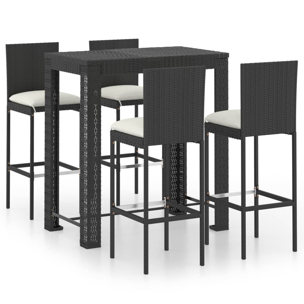 5 piece store outdoor bar set