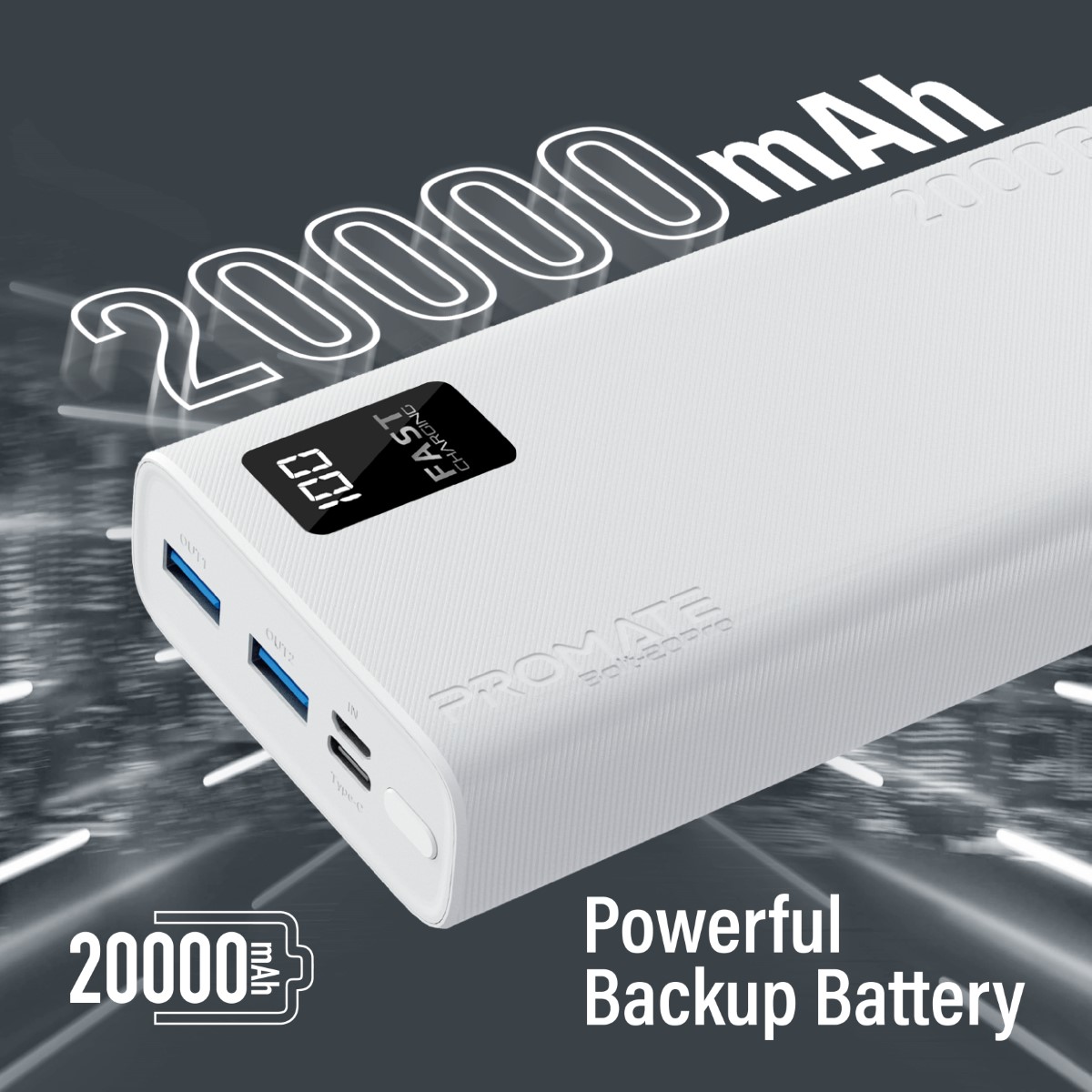 Buy TMB Dura-20 with 20000mAh Power Bank (10 W, Fast Charging) Lithium  Polymer - White Online at Best Prices in India - JioMart.