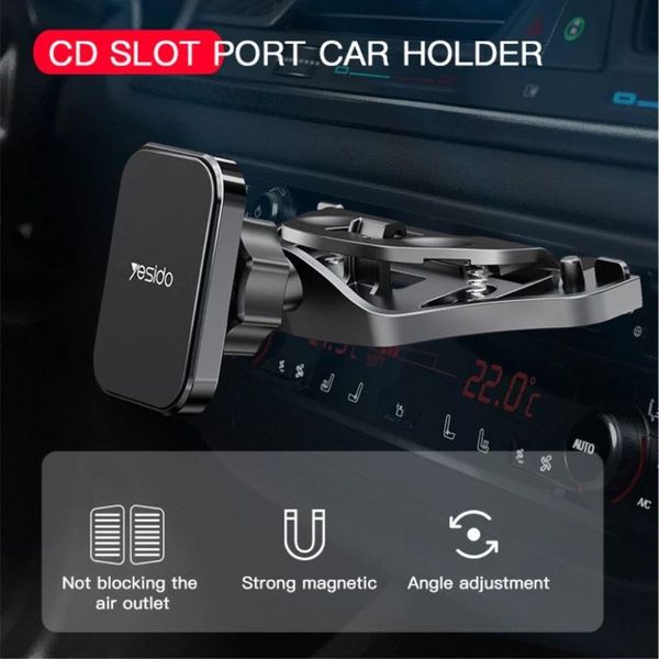 Magnetic CD Slot Car Mount Holder - Bestrix