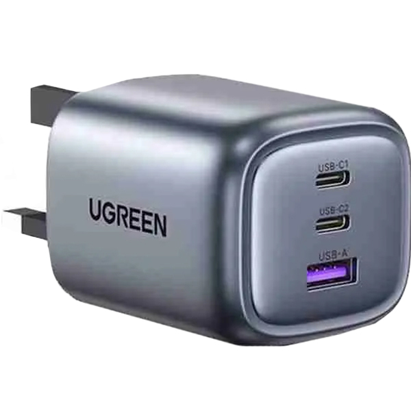 Ugreen Nexode 65W USB C GaN Charger-3 Ports Wall Charger, Starlink Qatar