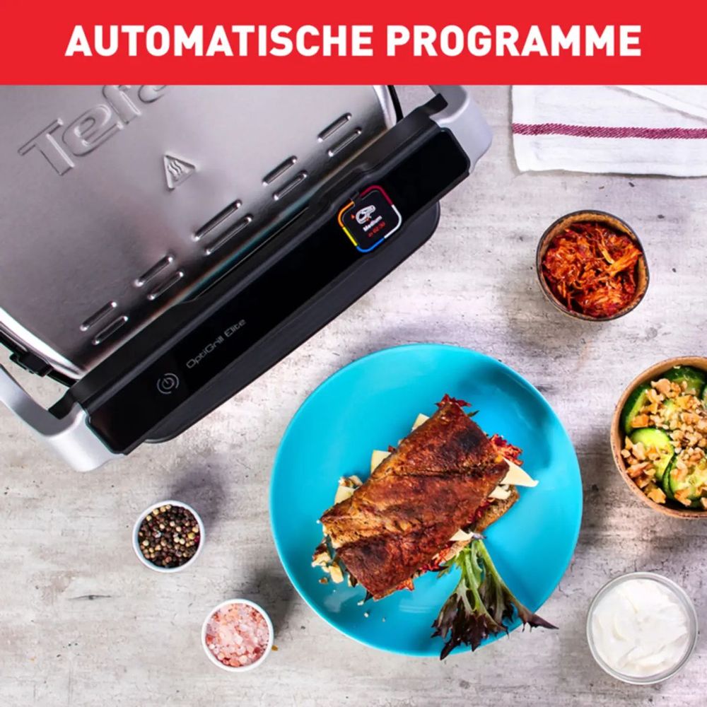 How to use the chicken program  Tefal OptiGrill Elite GC750 Smart Grill 