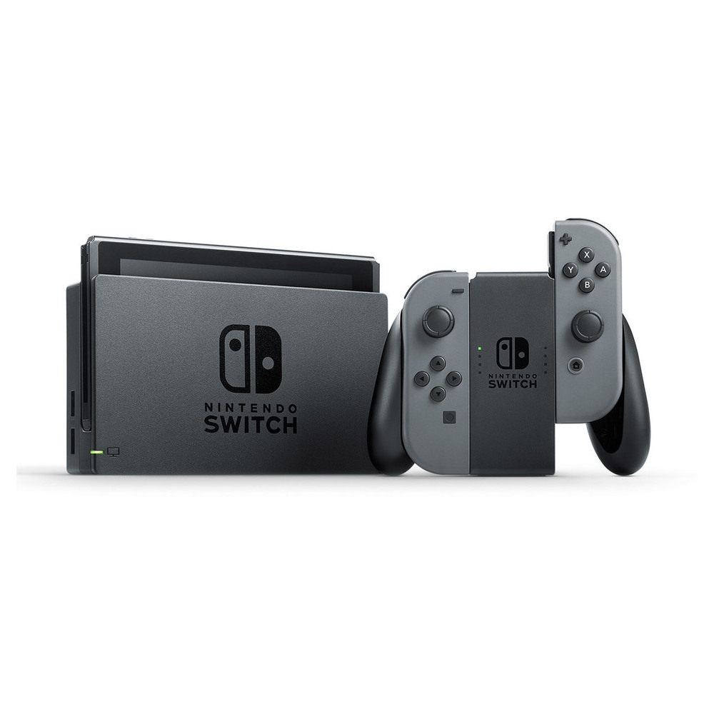 Buy Nintendo Switch 32GB Grey Middle East Version + 1 Assorted Game Online  in UAE